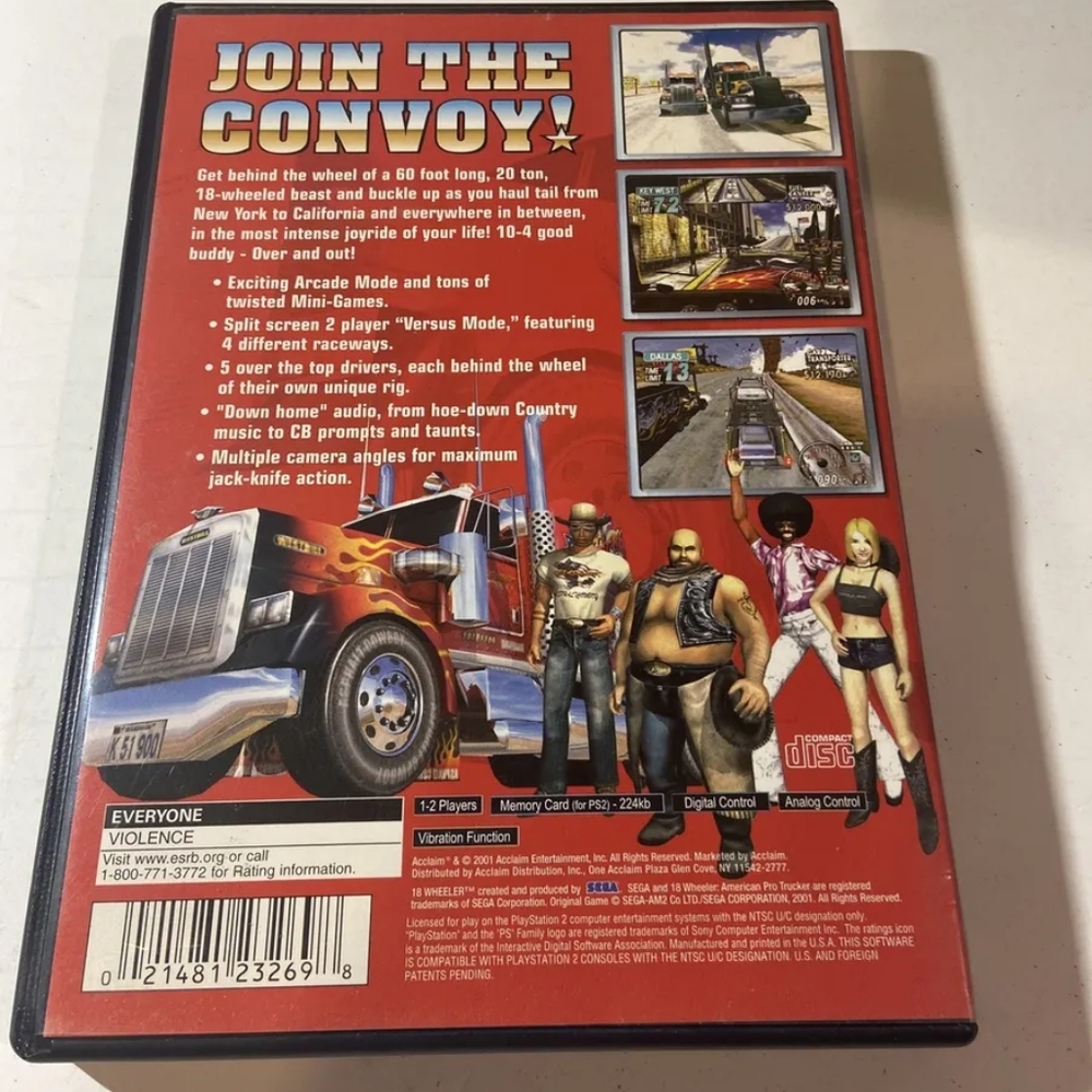PS2 Eighteen 18 Wheeler American pro trucker w/ manual excellent use condition - Picture 3 of 3